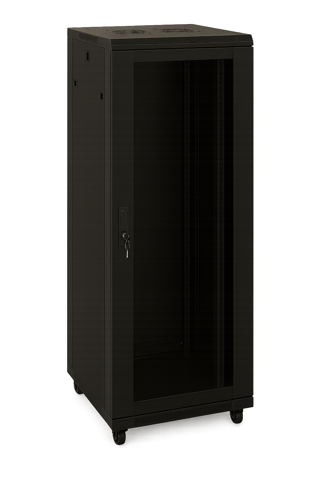 42U Network Rack Cabinet (600x1000mm) With Glass Door | Planet Fibers